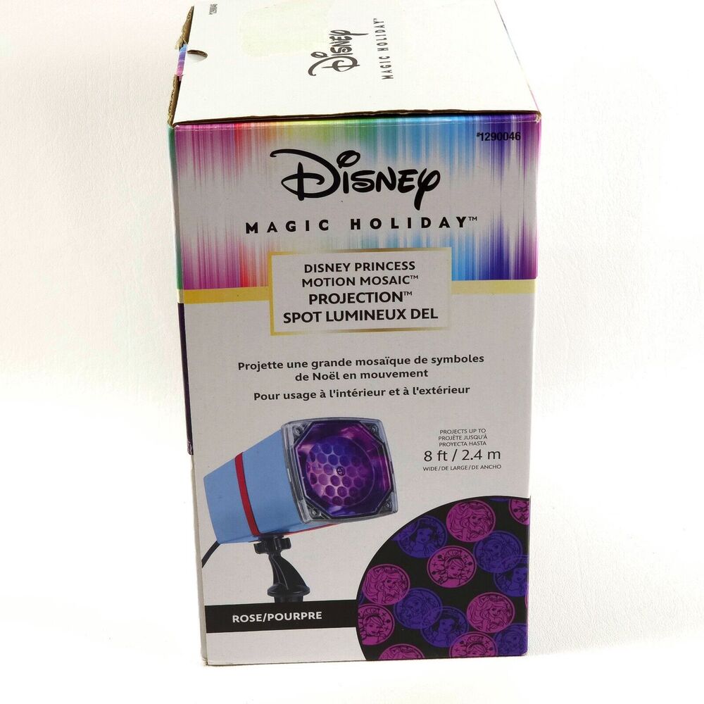 Disney Magic Holiday Princess Motion Mosaic Projection Reflector LED Spotlight - Picture 10 of 12
